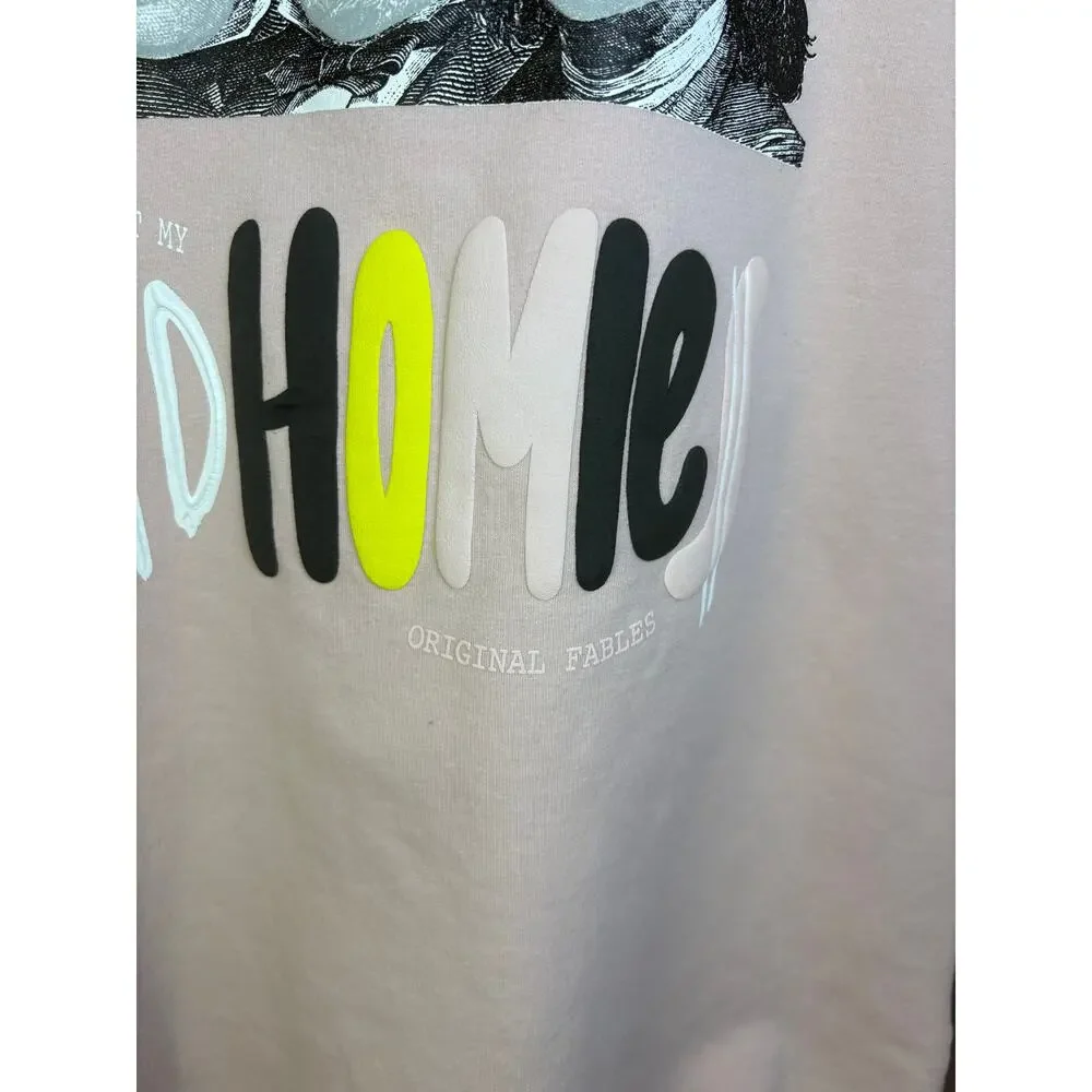 Dead Homies Graphic Print Sweatshirt Streetwear Pullover